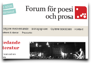 Grafisk Profil för Forum för Poesi och Prosa